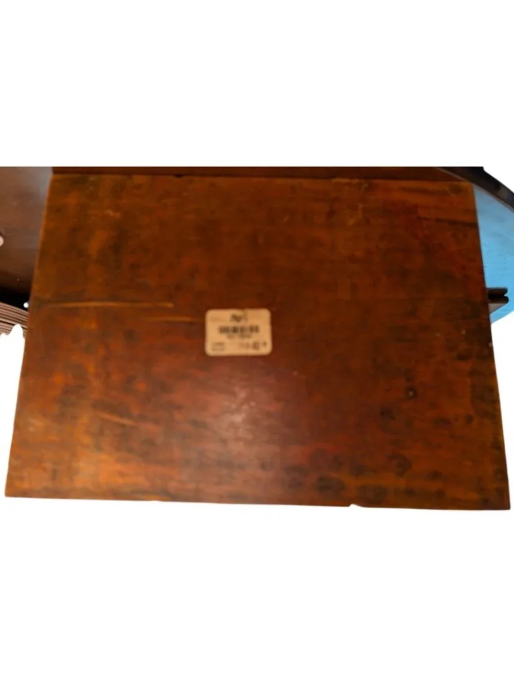 Wooden Handled Decorative Storage Box With Latch By Pier 1 - Rustic Brown Finish
